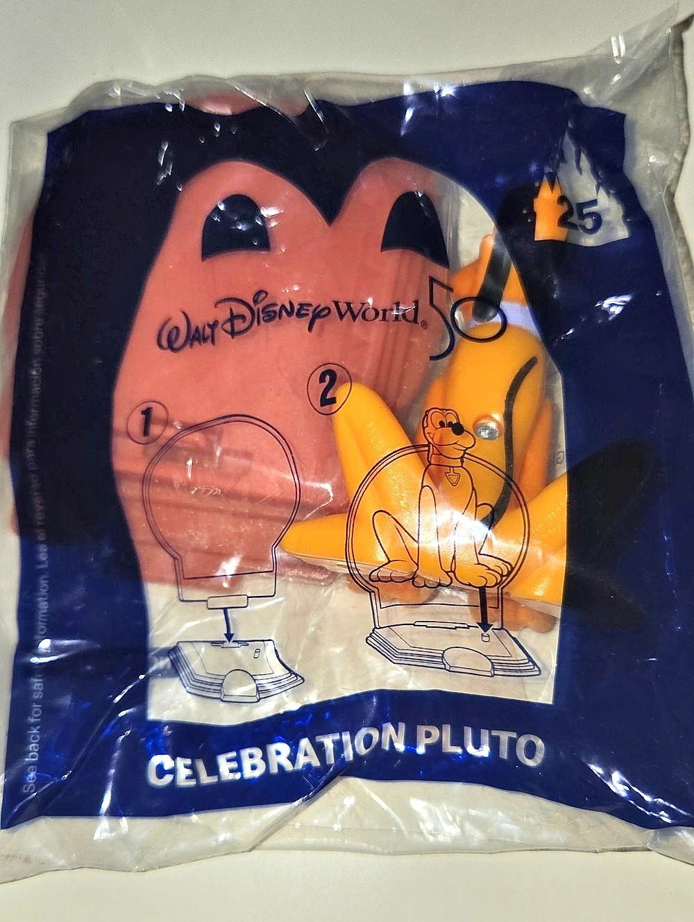 Disney Celebration Pluto Figure Blue Celebration New with tags